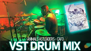 Matt Garstka plays Animals as Leaders CAFO on the original album (VST Drum Recreated)