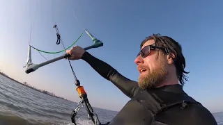 No wind session Edam Flysurfer Soul 2  15m.