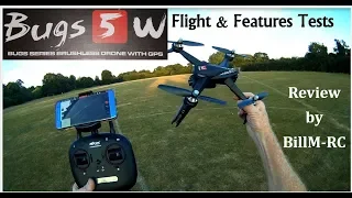 MJX Bugs 5W B5W Brushless GPS FPV drone review - Flight & Features tests (Part II)