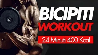 Bicipiti Workout a casa con Manubri | Prova la seduta