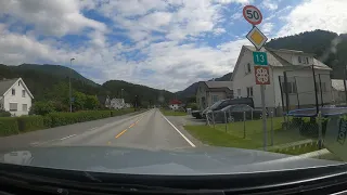 Driving in Ryfylke Norway