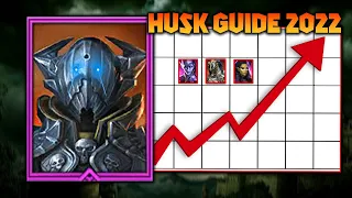 HUSK GUIDE 2022 | 'UNDERRATED' CROWD CONTROL NUKER ! | Guide & Masteries |  Raid Shadow Legends