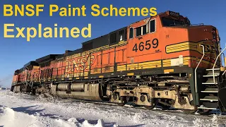 BNSF Paint Schemes Explained