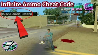 GTA Vice City infinite Ammo Cheat Code | SHAKEEL GTA