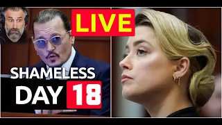 WATCH LIVE - JOHNNY DEPP VS AMBER HEARD trial DAY 18