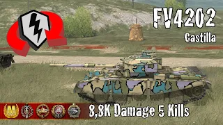 FV4202  |  8,8K Damage 5 Kills  |  WoT Blitz Replays