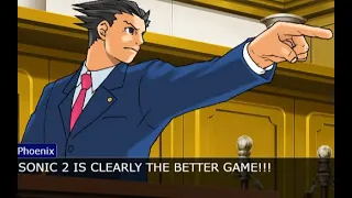 best sonic game debate. (Objection.lol)