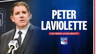 NYR vs FLA: Peter Laviolette Postgame Media Availability | May 24, 2024