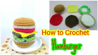 How to Crochet a Cheeseburger