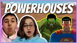 Superman Vs Hulk Animation (Part 1 & 2) | Eli and Jaclyn REACTION!!