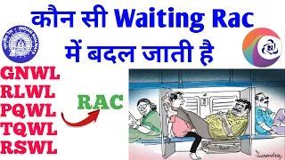 कौन सी waiting Rac में बदल जाती है!waiting to rac convert in train ticket!वेटिंग टिकट Rac कब होता है