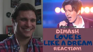 Actor and Filmmaker REACTION to DIMASH "LOVE IS LIKE A DREAM"