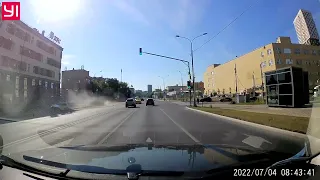 ДТП с Tesla Москва, Огородный проезд 04.07.2022