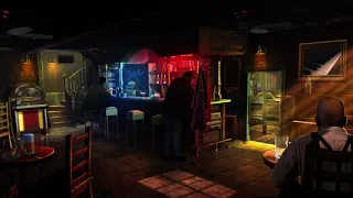 Video Game Ambience Asmr - (Chronicles of Noir) Bar Background Noise