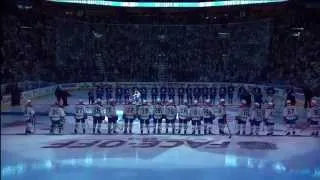 Toronto Maple Leafs Home Opener - Player Introductions - Oct 8th 2014 (HD)