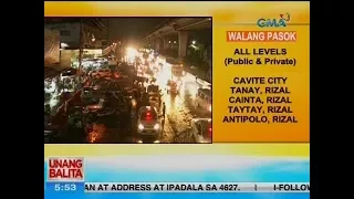 UB: Ilang lugar sa Metro Manila, inulan