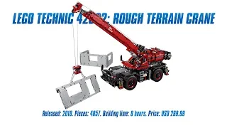 LEGO Technic 42082: Rough Terrain Crane In-depth Review & Speed Build [4K]