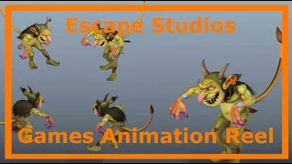 Escape Studios Games Animation Reel