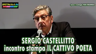 Sergio Castellitto presenta "Il cattivo poeta": «D'Annunzio e Pasolini assimilabili»