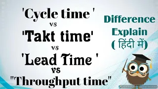 #cycletimecalculation #CycleTime ,Takt time ,Lead time ,throughput time # Cycle time # Takt time