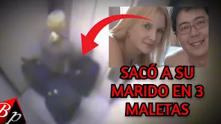 PARTIÓ a su marido millonario en pedazos y lo sacó en maletas del apartamento