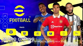 Efootball PES 2023 PPSSPP PS5 Camera Android Offline 400MB Best Graphics New Kits & Latest Transfers