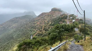 rain at signal mountain Port Louis mauritius POV