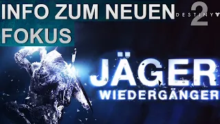 Destiny 2: Jäger Wiedergänger Stasis / Eis Fokus Info (Deutsch/German)