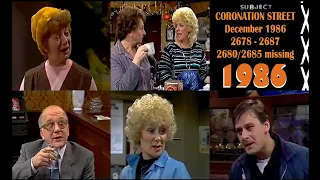 Coronation Street - December 1986