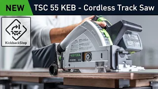 Festool TSC 55 KEB | Cordless Track Saw (4K)