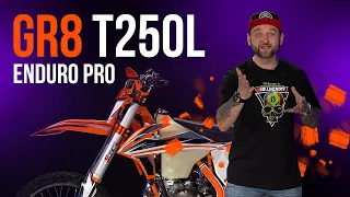 Эндуро мотоцикл GR8 T250L (2T) Enduro PRO / Обзор мотоцикла