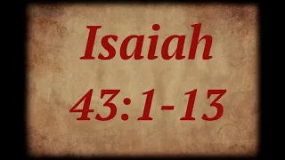 The Power of Redemption in Isaiah 43:1-13