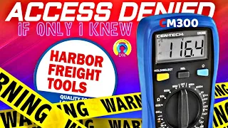 CEN-TECH (Harbor Freight) CM300 CHEAP-O Multimeter Review & Teardown! + Store Walk-Thru!