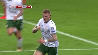 WATCH | James McClean strike - Wales 0-1 Ireland