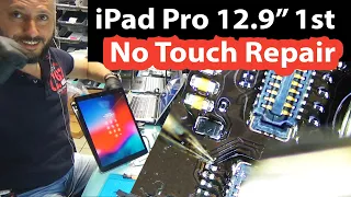 iPad pro 12.9 1st No Touch after Screen Replacement - 5 Faulty / Missing Components no Schematics