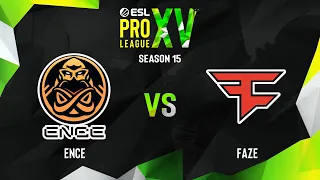 ENCE vs FaZe | Map 4 Dust2 | ESL Pro League Season 15 - Grand final