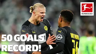 50 Goals in only 50 Games | Erling Haaland - All Bundesliga Goals