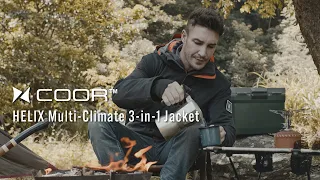 Multi-Climate 3-in-1 Jacket: Upcycled from Coffee Grounds