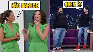 Famosos REAGINDO às suas Imitações ao Vivo! #7