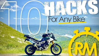 10 Hacks for Any Motorcycle