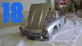 Bau den Mercedes Benz 300 SL 1:8  Eaglemoss Ausgabe 69 - 72 deutsch