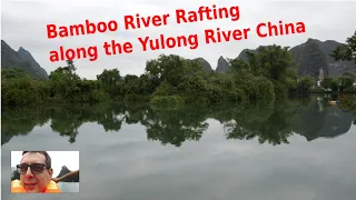 Yulong River Bamboo Rafting in China. Fun and Splashes.