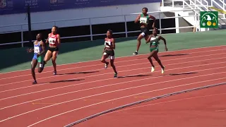 Favour Ofili wins heat 2 of the women's 400m semi final  at 12th All African Games, Rabat.