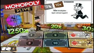 10X 2 ROLLS ON MONOPOLY LIVE 💲💲😲