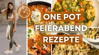 3 ONE POT FEIERABEND REZEPTE / Schnell, einfach, gesund & lecker!