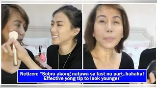 Alex Gonzaga does Mommy Pinty's makeup in her latest vlog