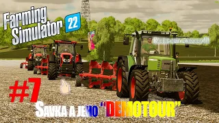 Učíme se hrát REÁLNĚ #7 | Lhota u Neveklova | Savka a jeho "DEMOTOUR" 🤣 | Farming Simulator 22