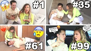 Pranking My Girlfriend 100 TIMES In The SAME DAY!!!