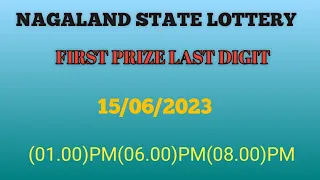 First Prize Last Digit 15/06/23 Nagaland State Lottery Target Number Lottery Sambad Target Number