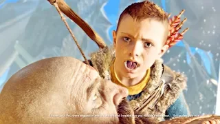 God of War 4 - Atreus Gets Mad At Kratos (God of War 2018) PS4 Pro